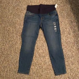NWT Gap Maternity Skinny Jeans Demi Panel